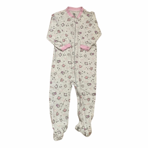 George Other - George Grey Lilac Cotton Sleeper Onesie Owls Toddler Size 18-24 M